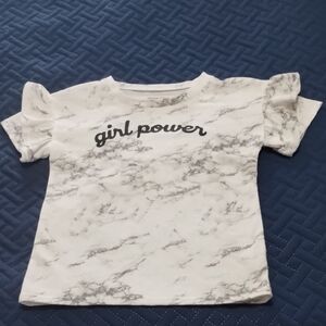 Marble Print Kids T-Shirt. Small